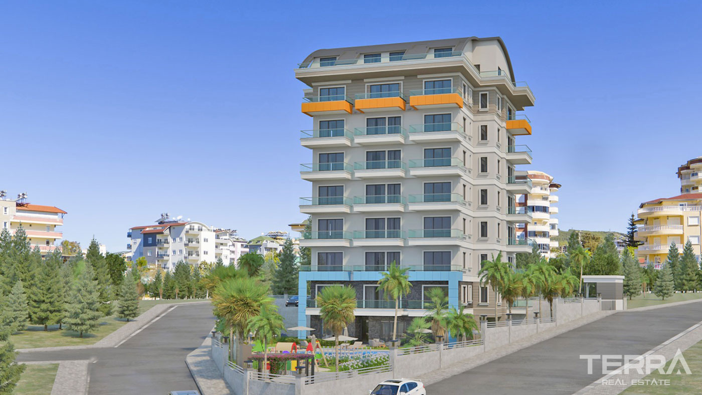 Luxury Brand New Apartments with Shared Pool in Alanya Avsallar - 71906