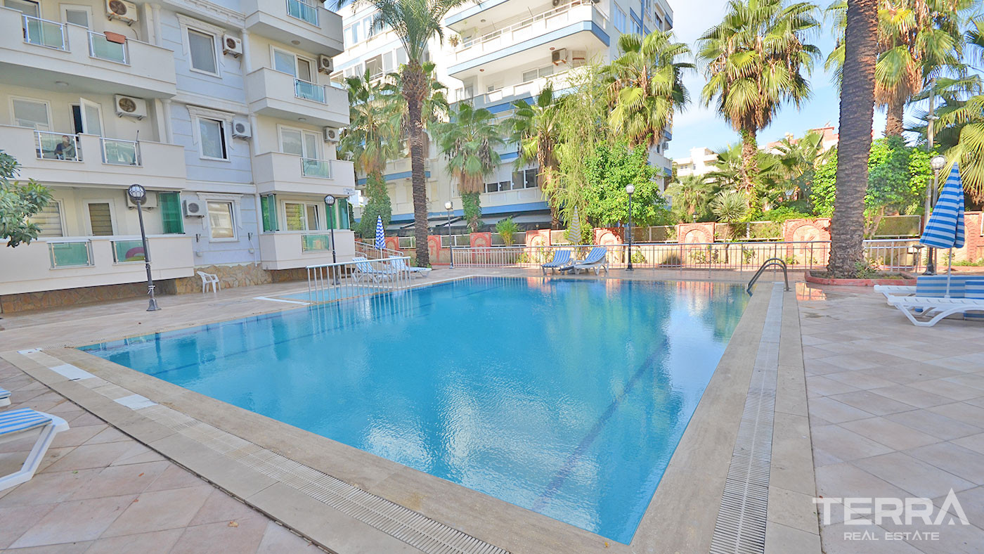 Fully Furnished Apartment in Alanya Oba Only 140 m to the Beach - 71653