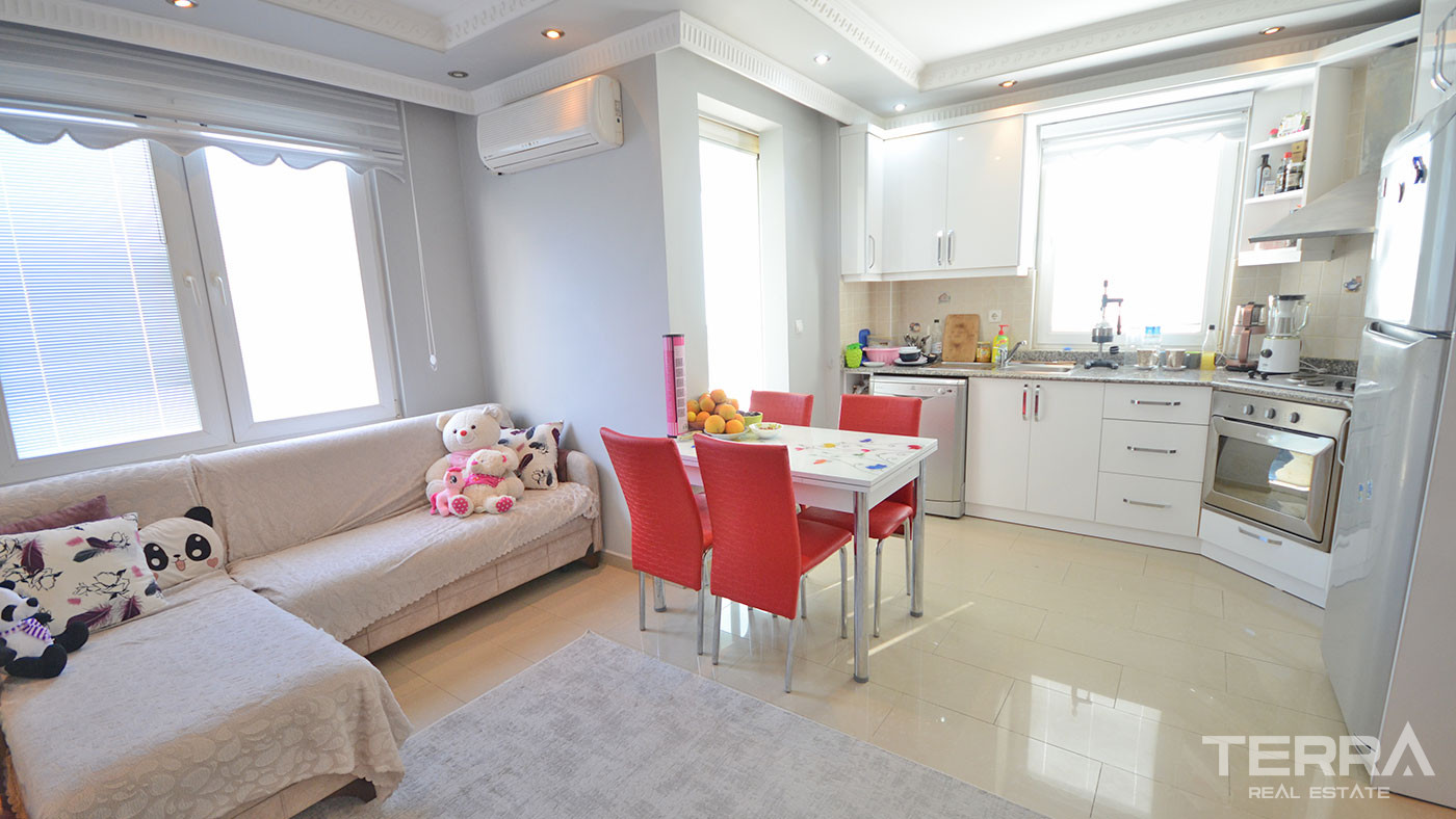 Fully Furnished Apartment in Alanya Oba Only 140 m to the Beach - 71665