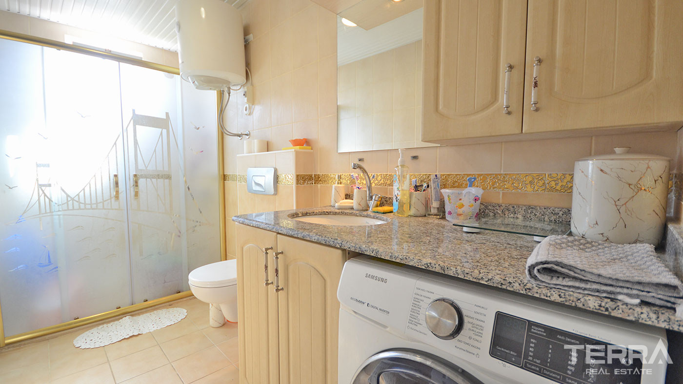 Fully Furnished Apartment in Alanya Oba Only 140 m to the Beach - 71671