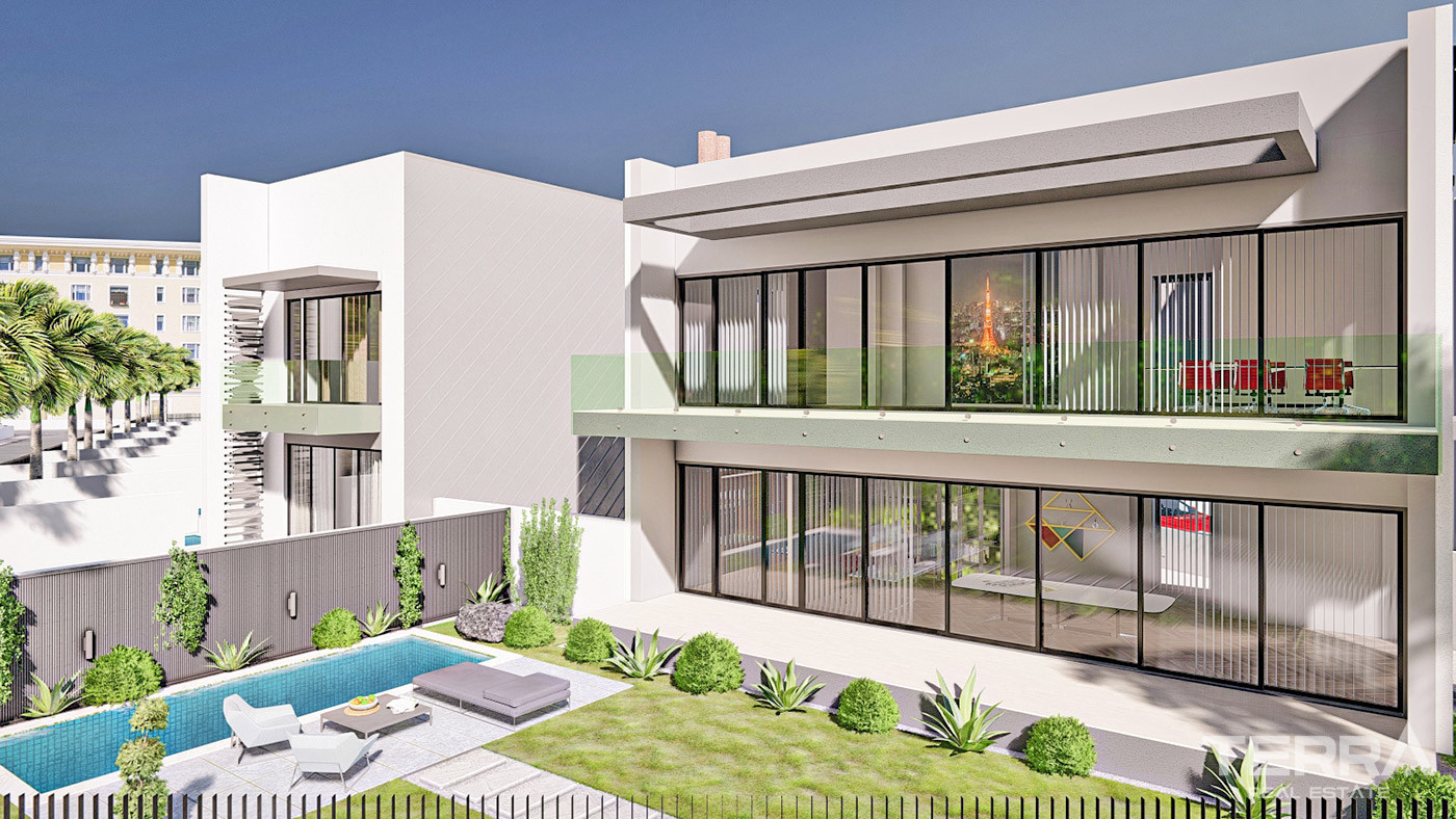 Citizenship Approved Townhouses with Private Swimming Pool in Antalya - 71845