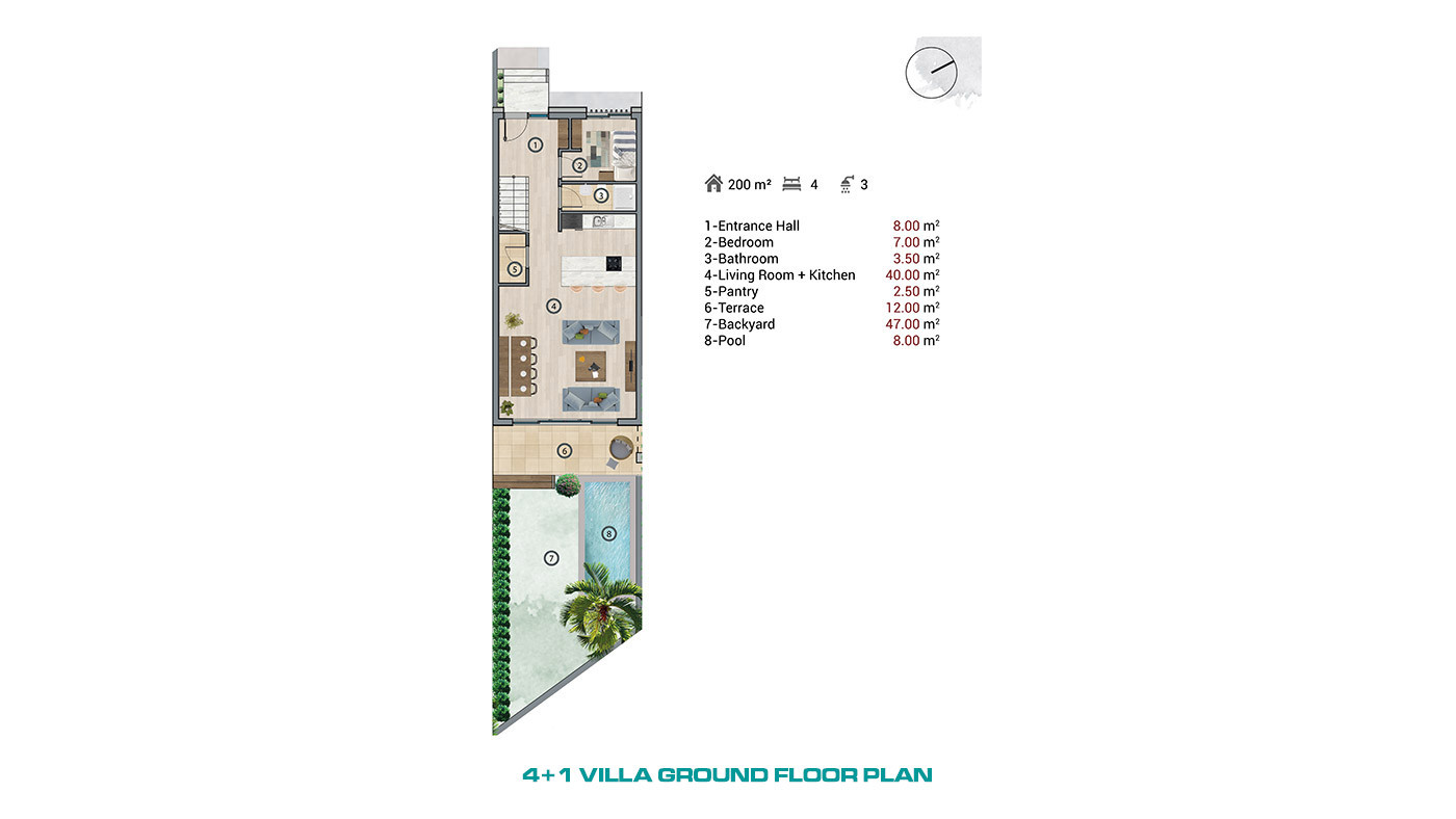 Citizenship Approved Townhouses with Private Swimming Pool in Antalya - 71851