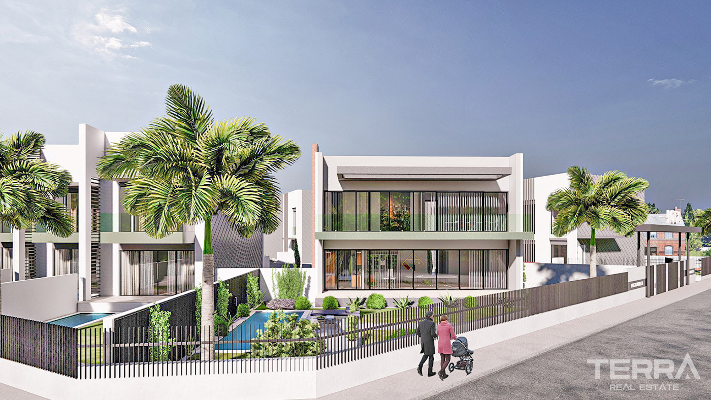 Citizenship Approved Townhouses with Private Swimming Pool in Antalya - 71853