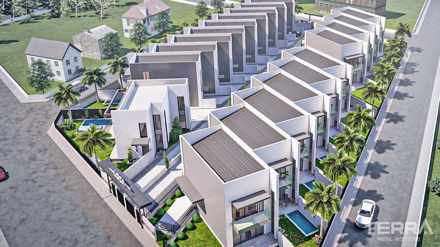 Image showcasing Luxury Townhouses with Smart Home System in Döşemealtı, Antalya - TERRA ...