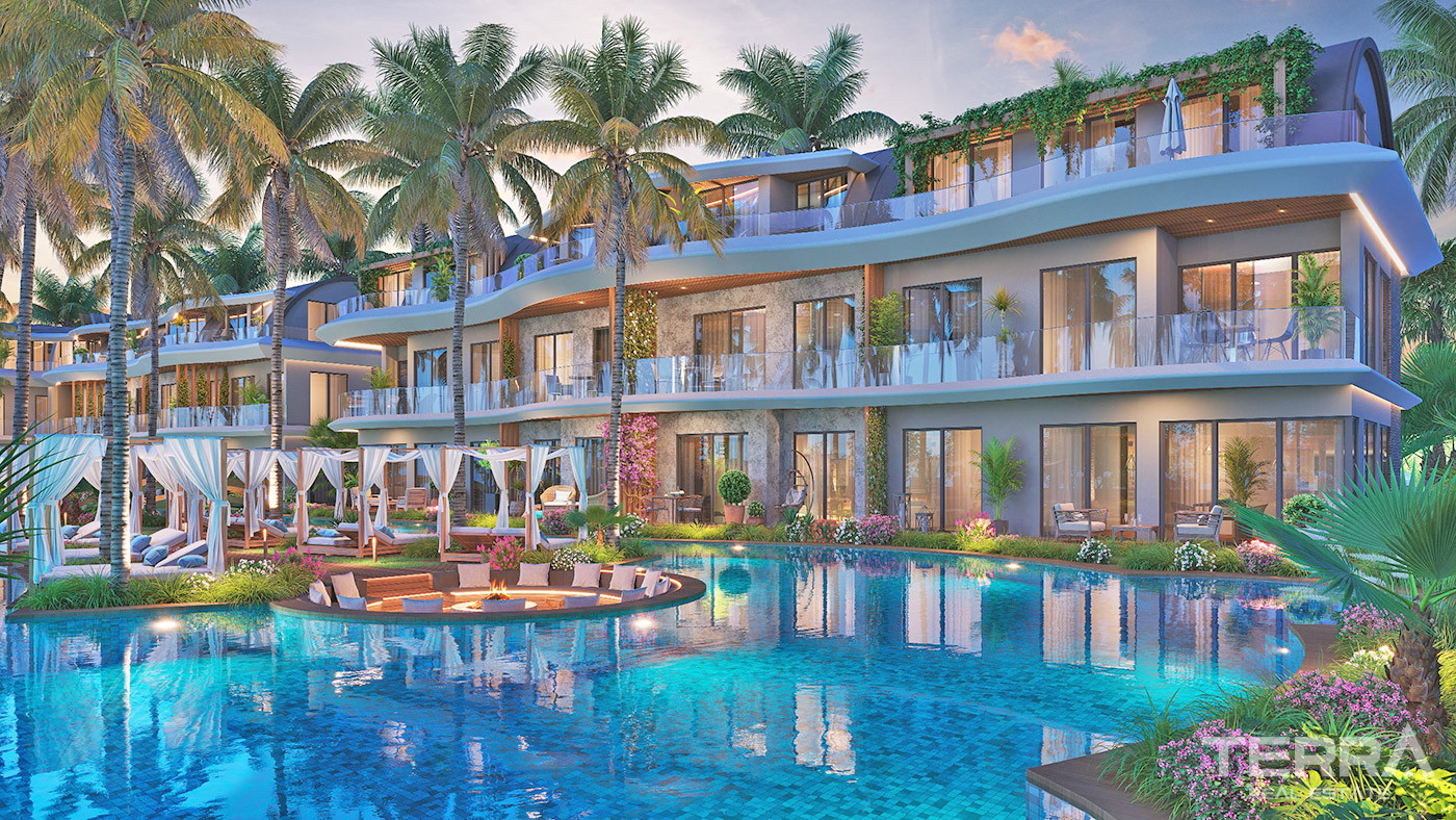 Exclusive Apartments with Direct Access to the Pool in Alanya - 71962