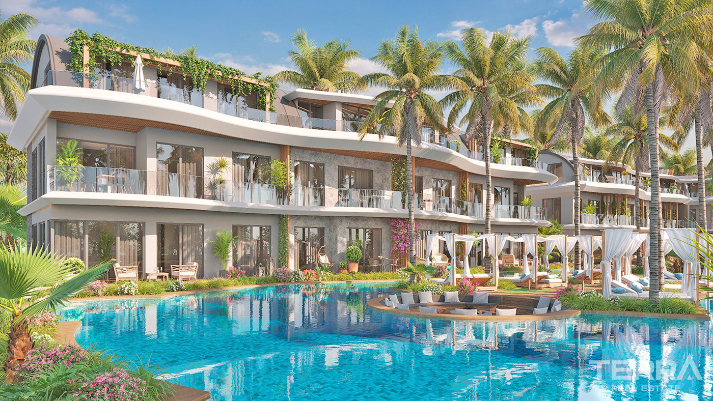 Exclusive Apartments with Direct Access to the Pool in Alanya - 71964