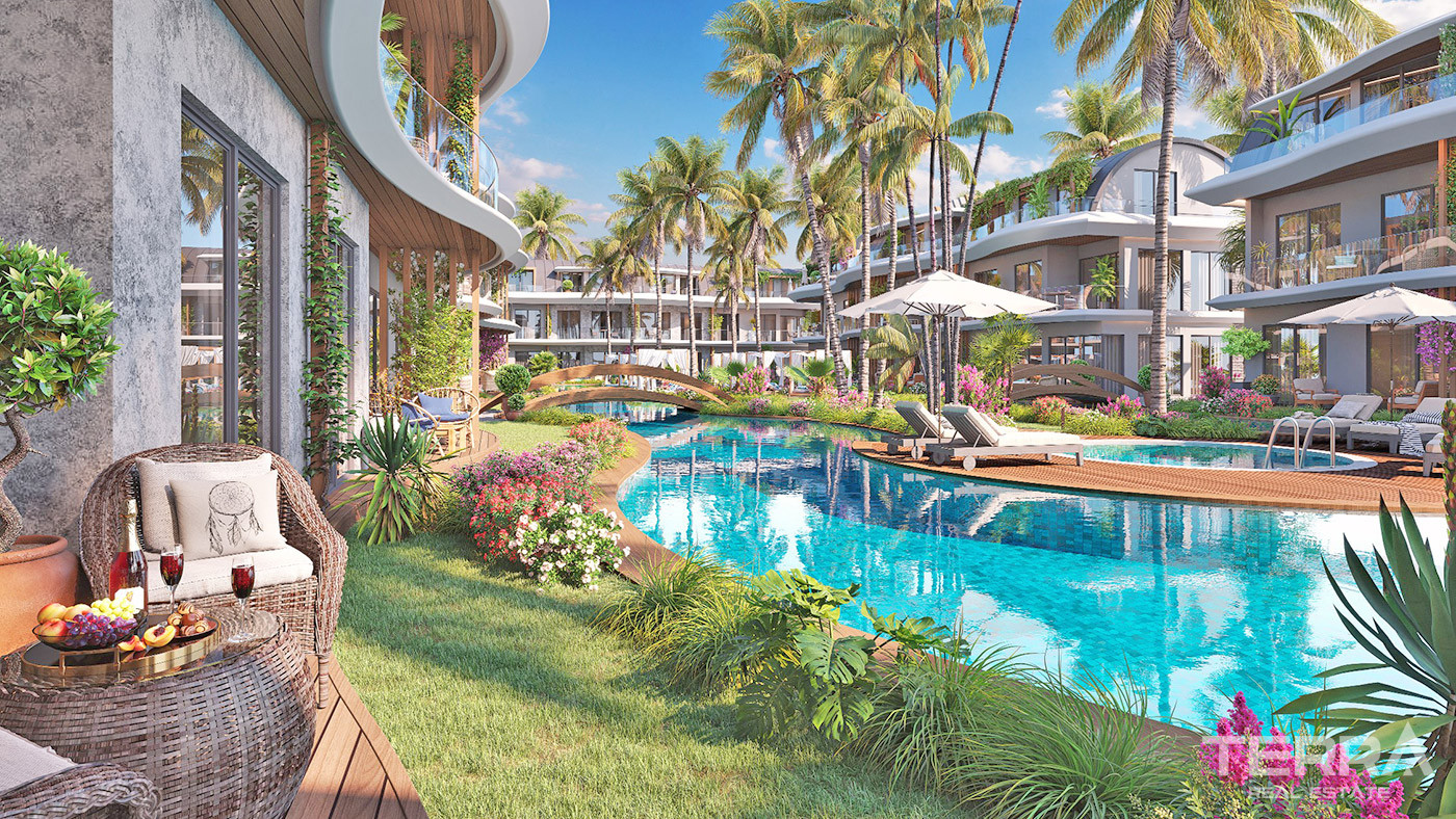 Exclusive Apartments with Direct Access to the Pool in Alanya - 71971
