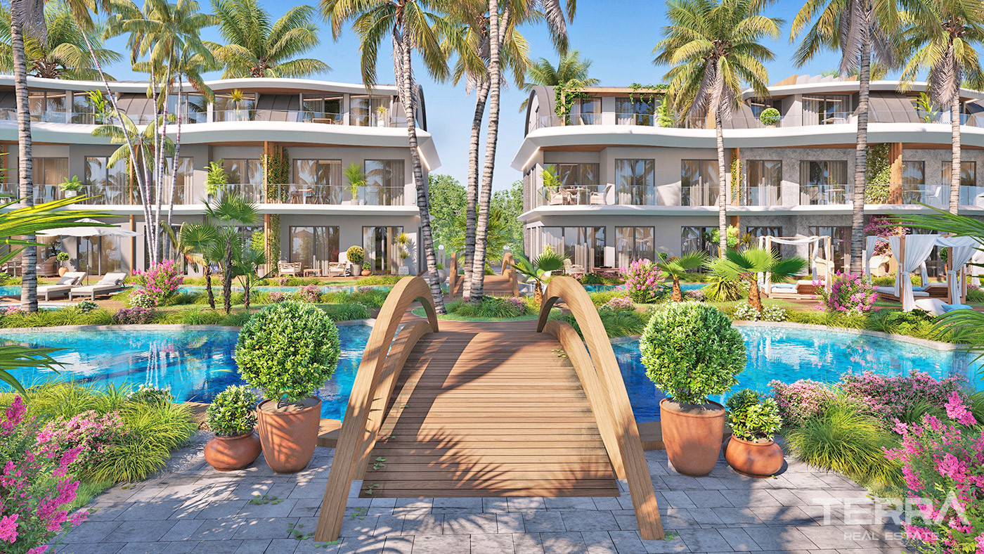 Exclusive Apartments with Direct Access to the Pool in Alanya - 71972