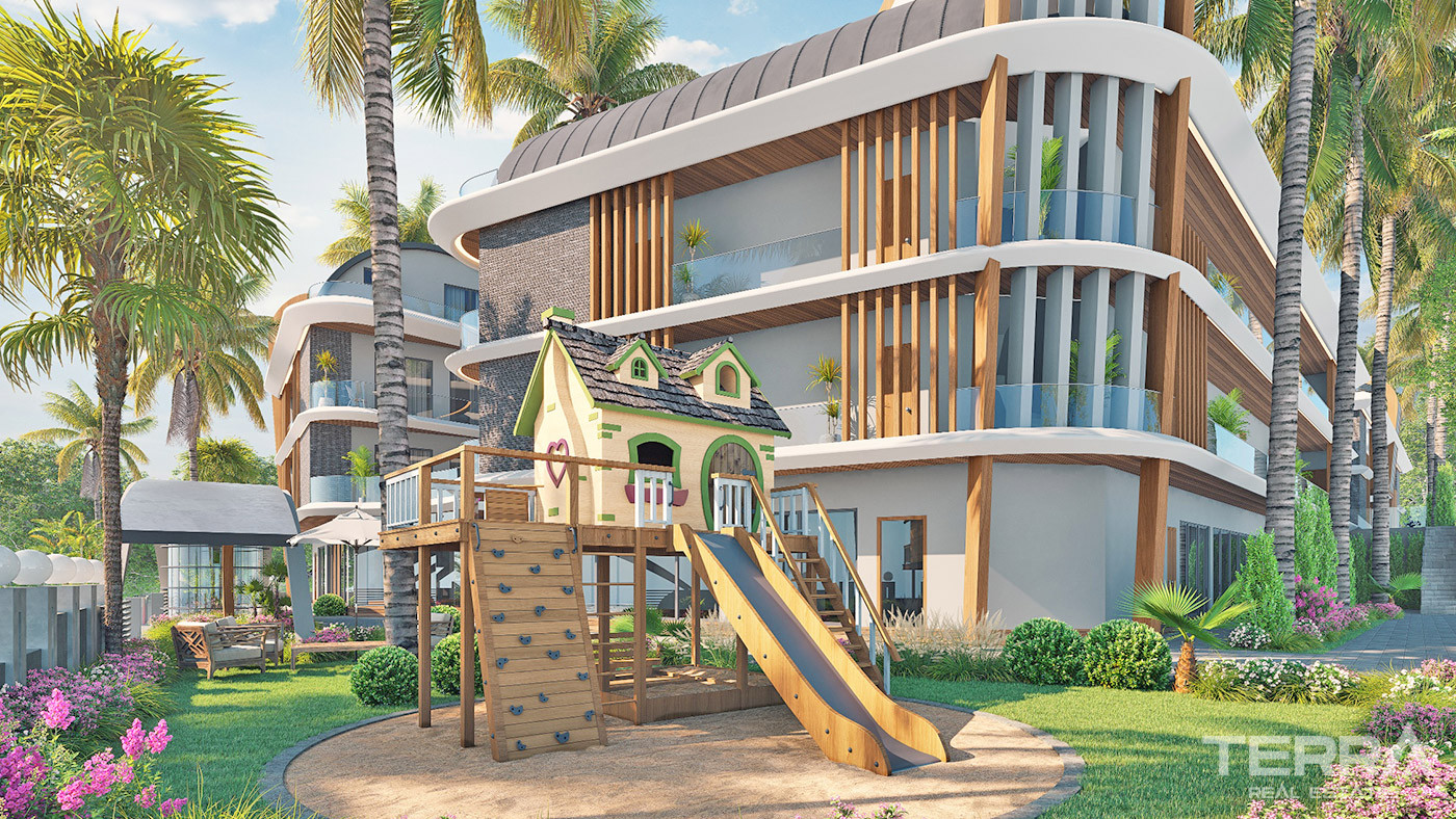Exclusive Apartments with Direct Access to the Pool in Alanya - 71973