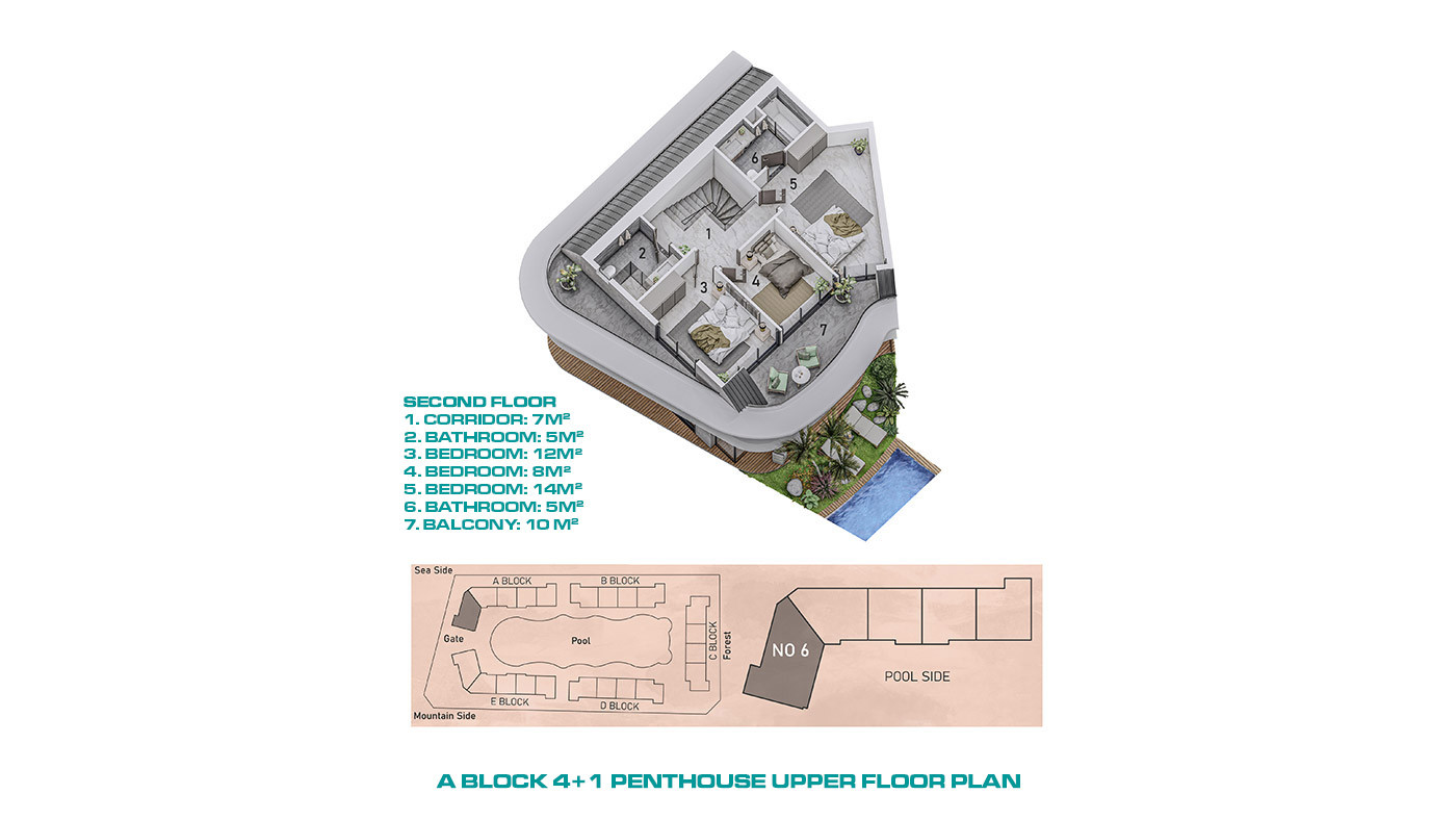 Exclusive Apartments with Direct Access to the Pool in Alanya - 71987