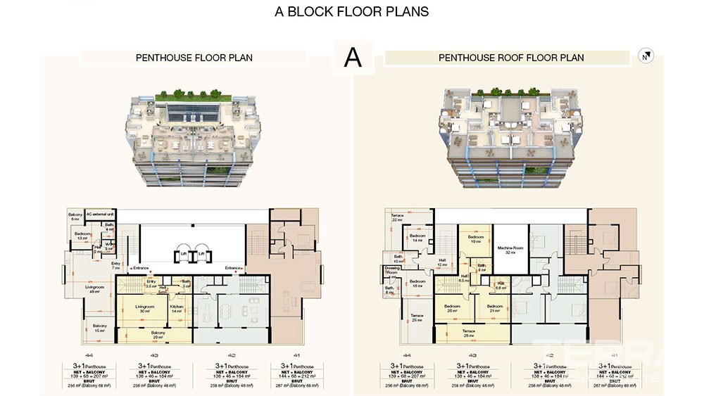 Luxury Apartments for Sale in Crystal Park, Cikcilli, Alanya - 2319
