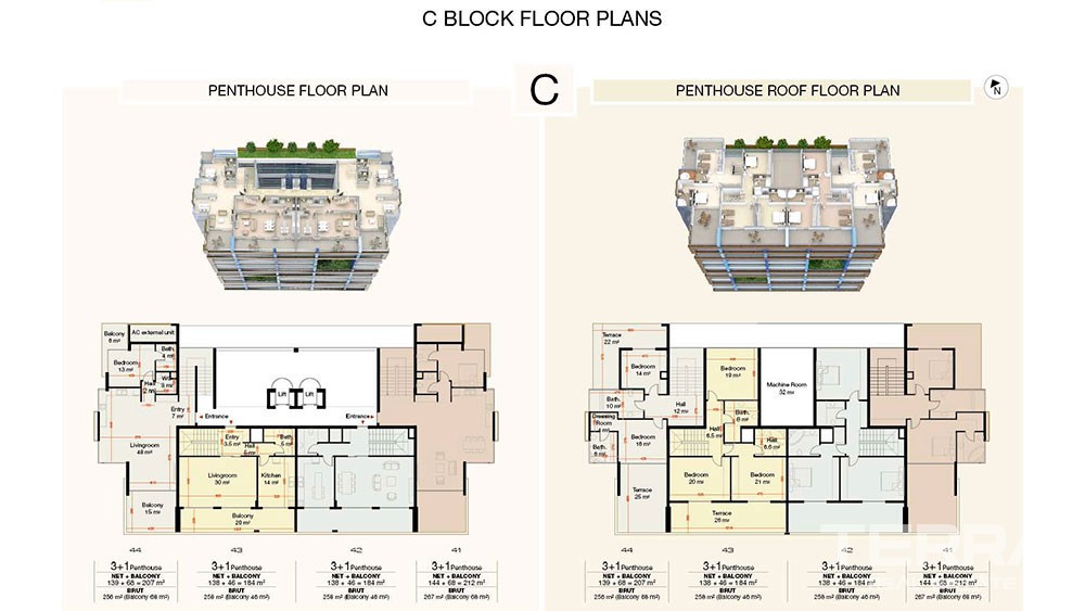 Luxury Apartments for Sale in Crystal Park, Cikcilli, Alanya - 2320