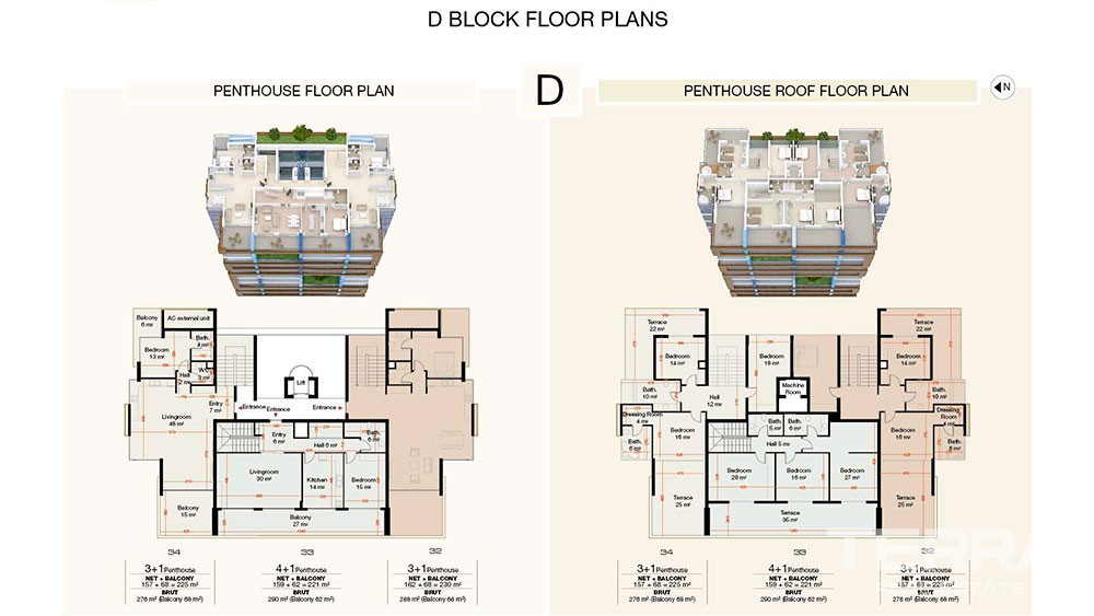 Luxury Apartments for Sale in Crystal Park, Cikcilli, Alanya - 2323