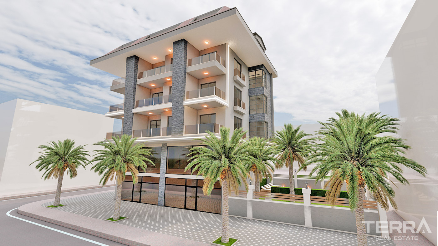 Apartments 60 m to The Beach in Kestel, Alanya with Luxurious Features