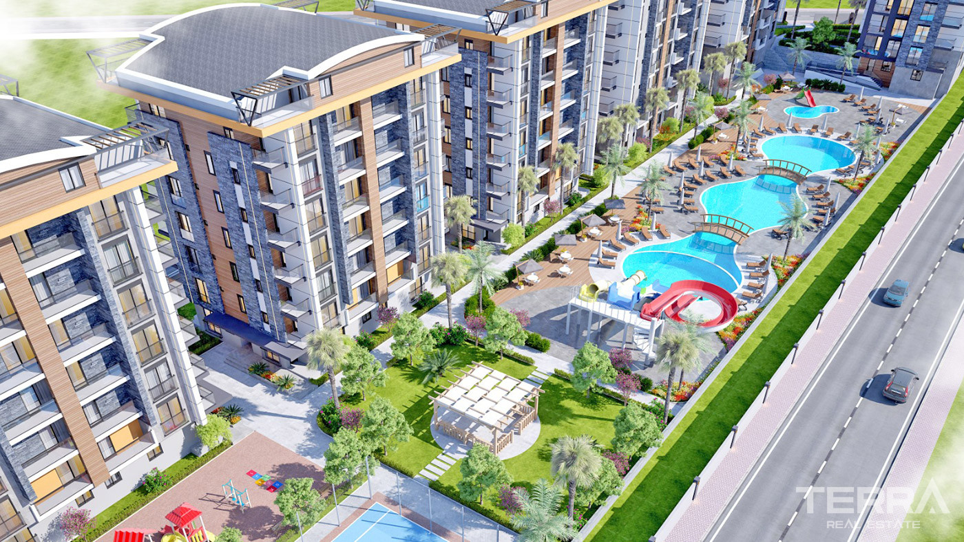 Luxury Apartments in Well-Equipped Residential Complex in Belek