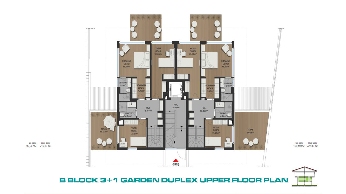 Low Rise Residence Concept Flats with Bosphorus View in Istanbul - 72636