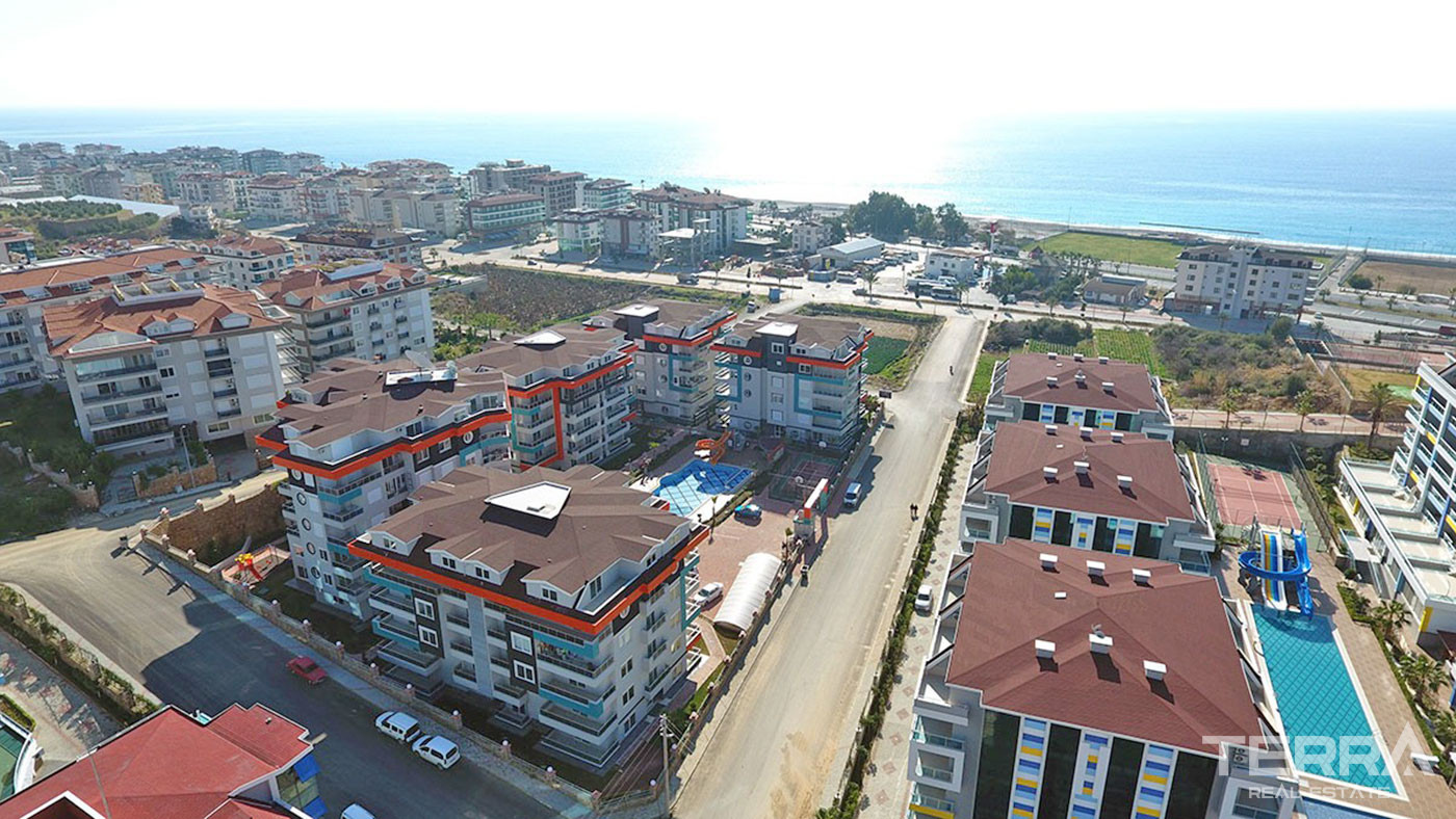 Luxury Furnished Apartment in Kestel, Alanya Just 200 m from the Beach - 72667