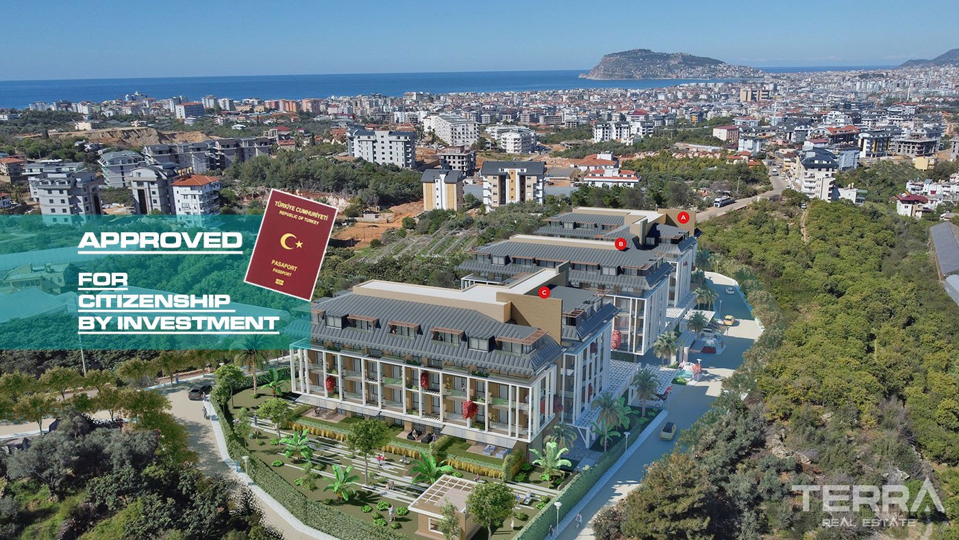 Elegant Complex of Investment Apartments in Alanya with White Goods