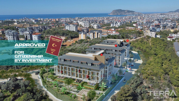 Kompleks med lejligheder i Oba, Alanya - Perfekt til investering
