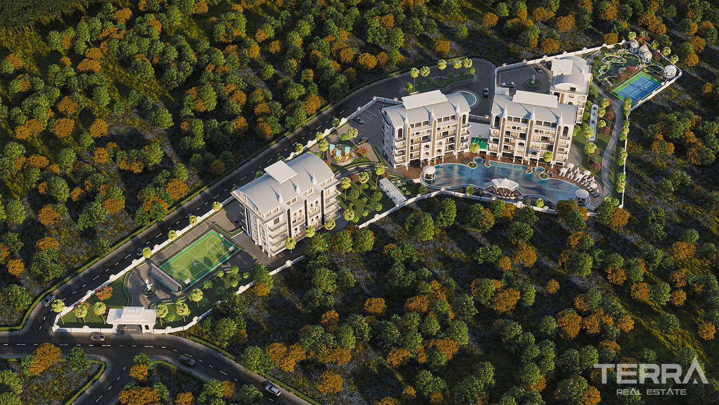 Sea View Alanya Apartments with Exclusive Design in Kargıcak - 72727