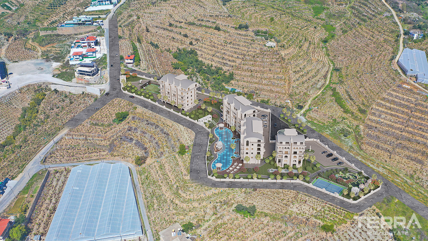 Sea View Alanya Apartments with Exclusive Design in Kargıcak - 72728