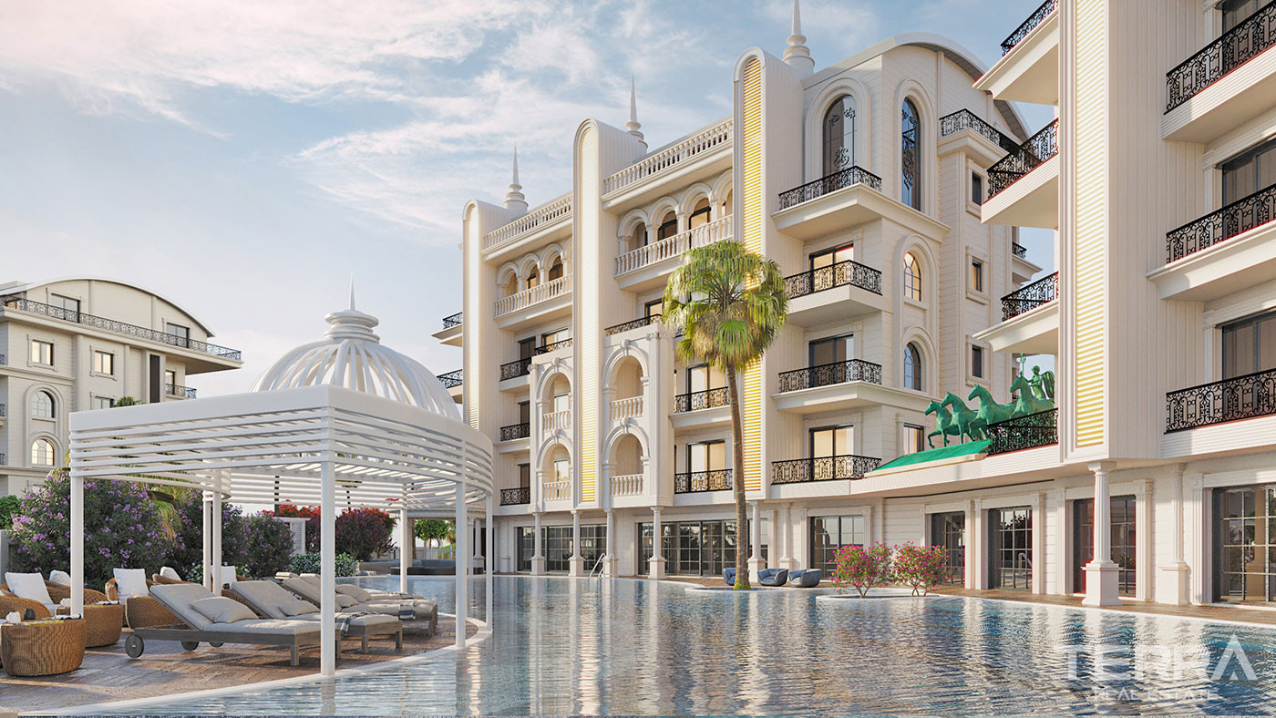 Sea View Alanya Apartments with Exclusive Design in Kargıcak - 72735
