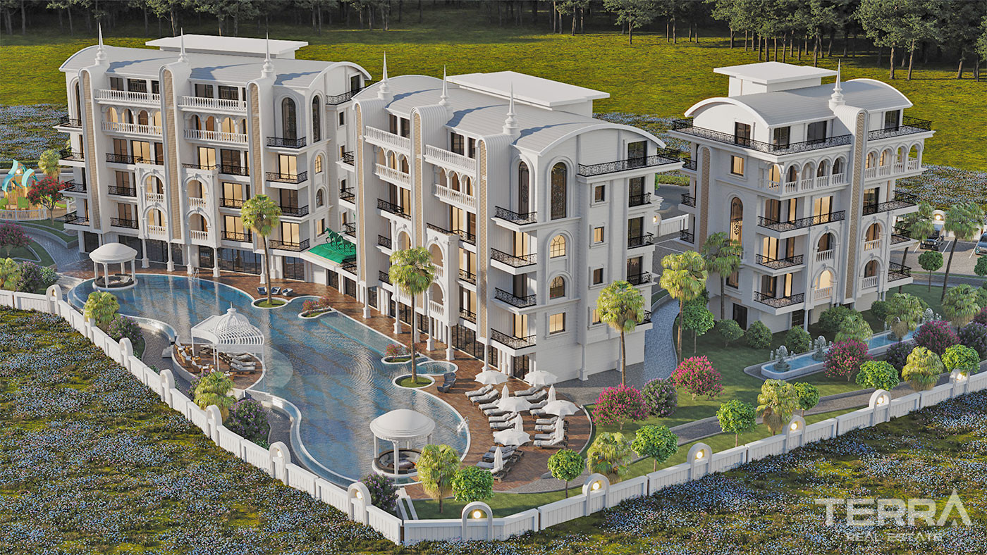 Sea View Alanya Apartments with Exclusive Design in Kargıcak - 72736