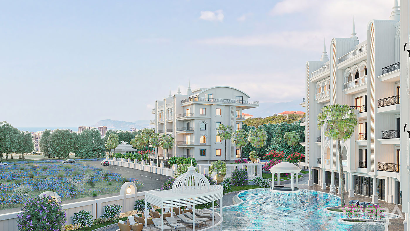 Sea View Alanya Apartments with Exclusive Design in Kargıcak - 72743