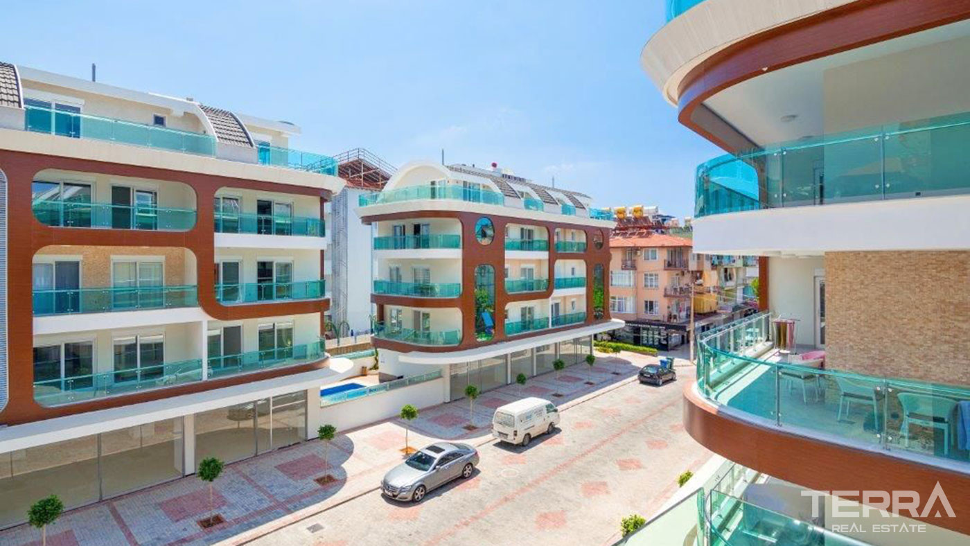 Central Alanya Apartment Close to the Beach with Luxury Furniture - 72708