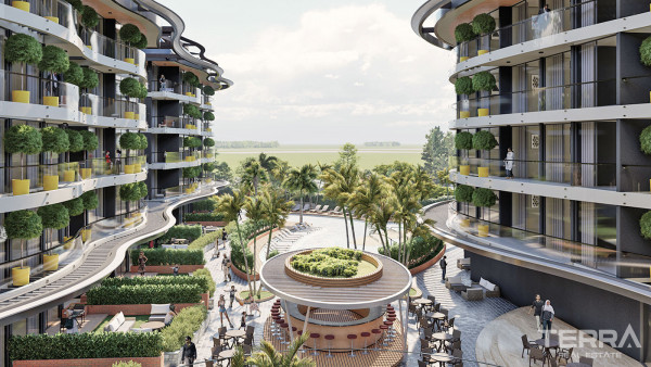 Uniques appartements à vendre à Alanya à deux pas de la plage d’Oba