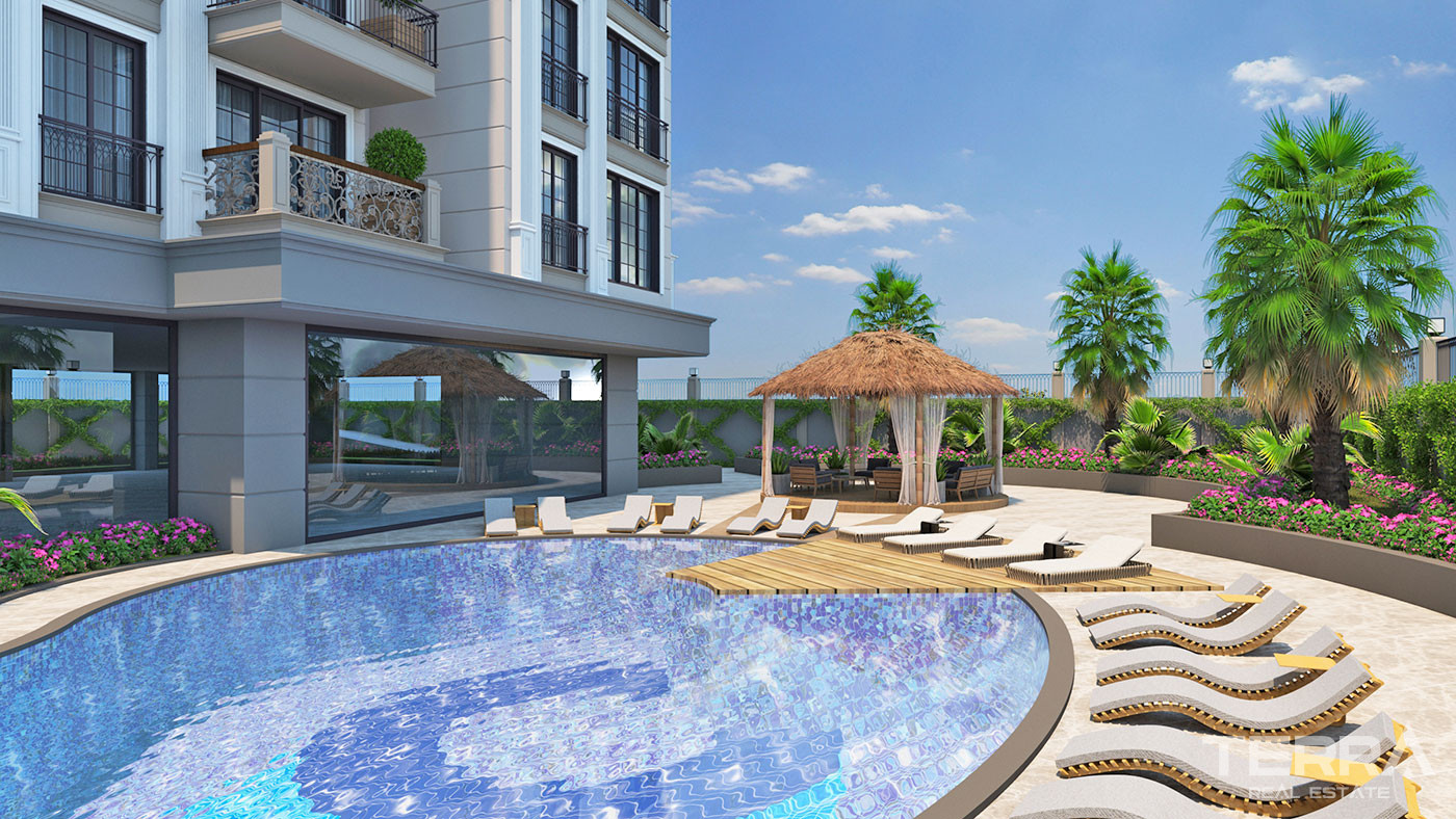 Luxury Apartments in the Center of Alanya 600 m from the Beach