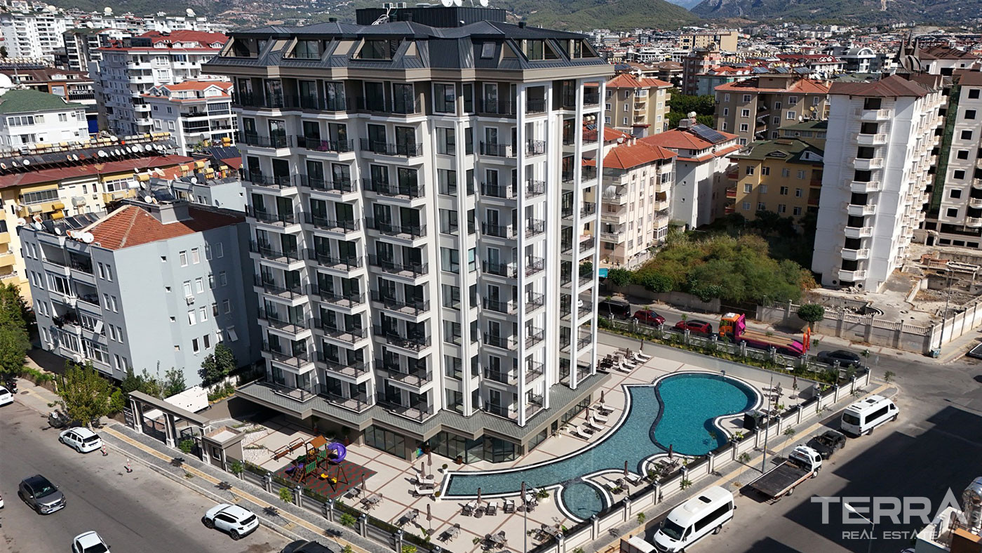 Apartments for Sale in Alanya City Centre, 400 m from the Beach - 112931
