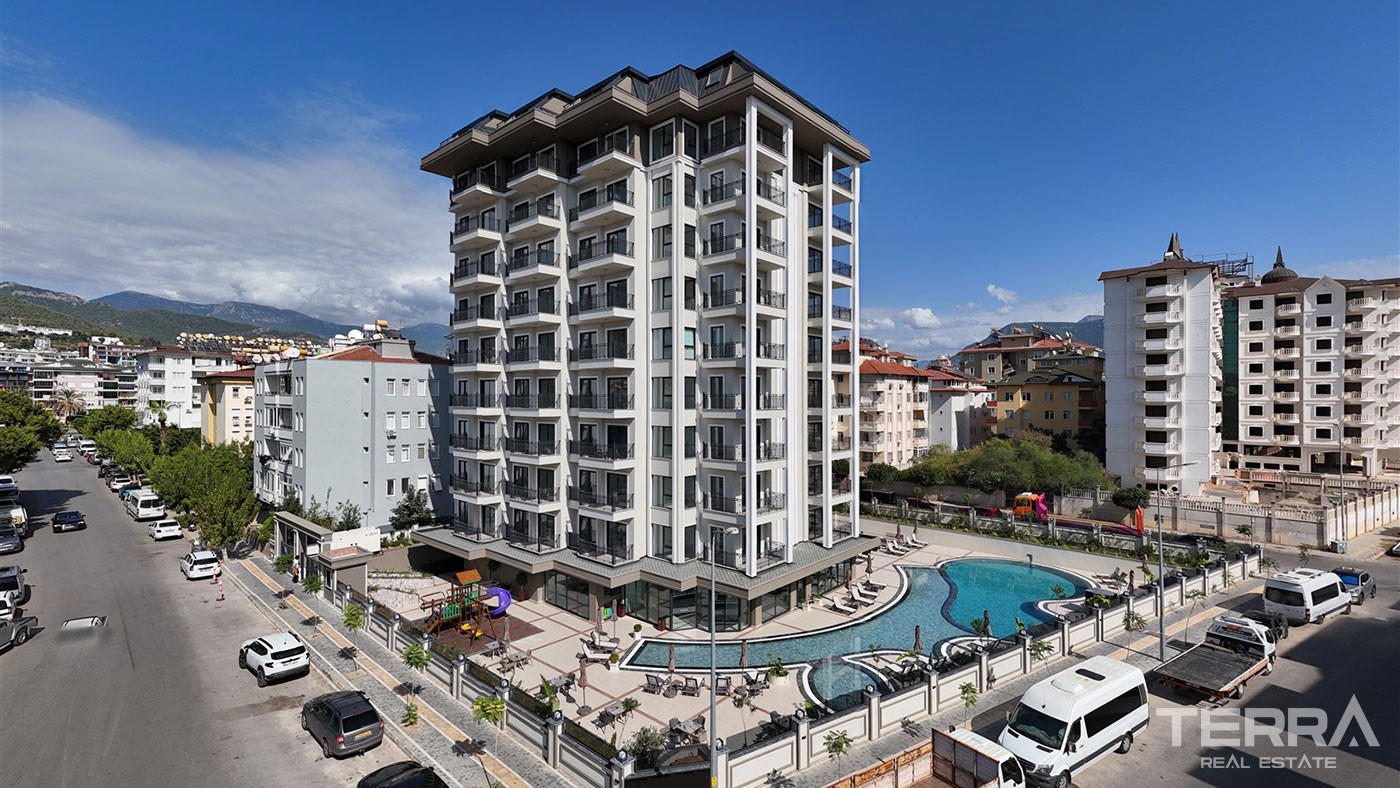 Apartments for Sale in Alanya City Centre, 400 m from the Beach - 112935