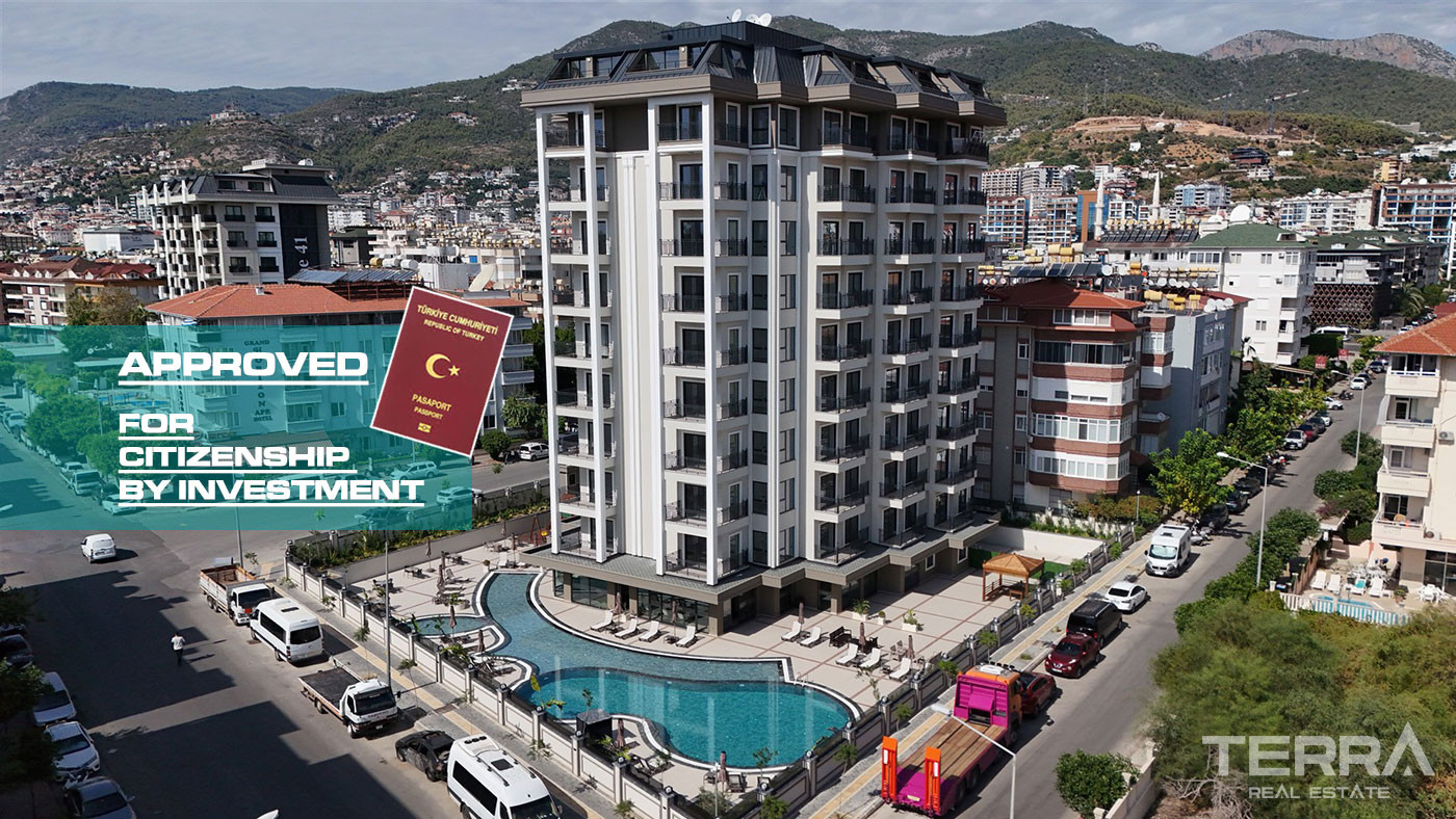 Apartments for Sale in Alanya City Centre, 400 m from the Beach - 112936