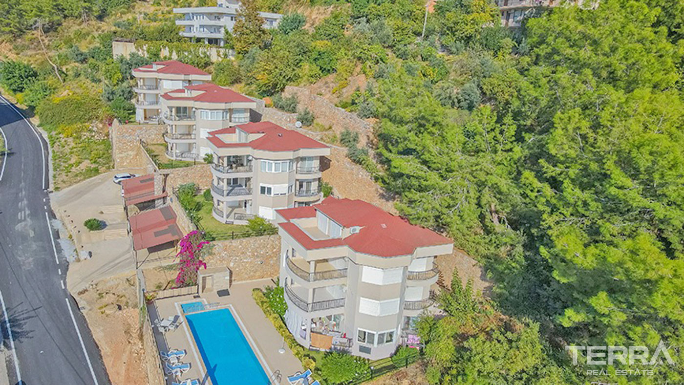Bargain Priced Sea View Apartments Intertwined with Nature in Alanya - 73229