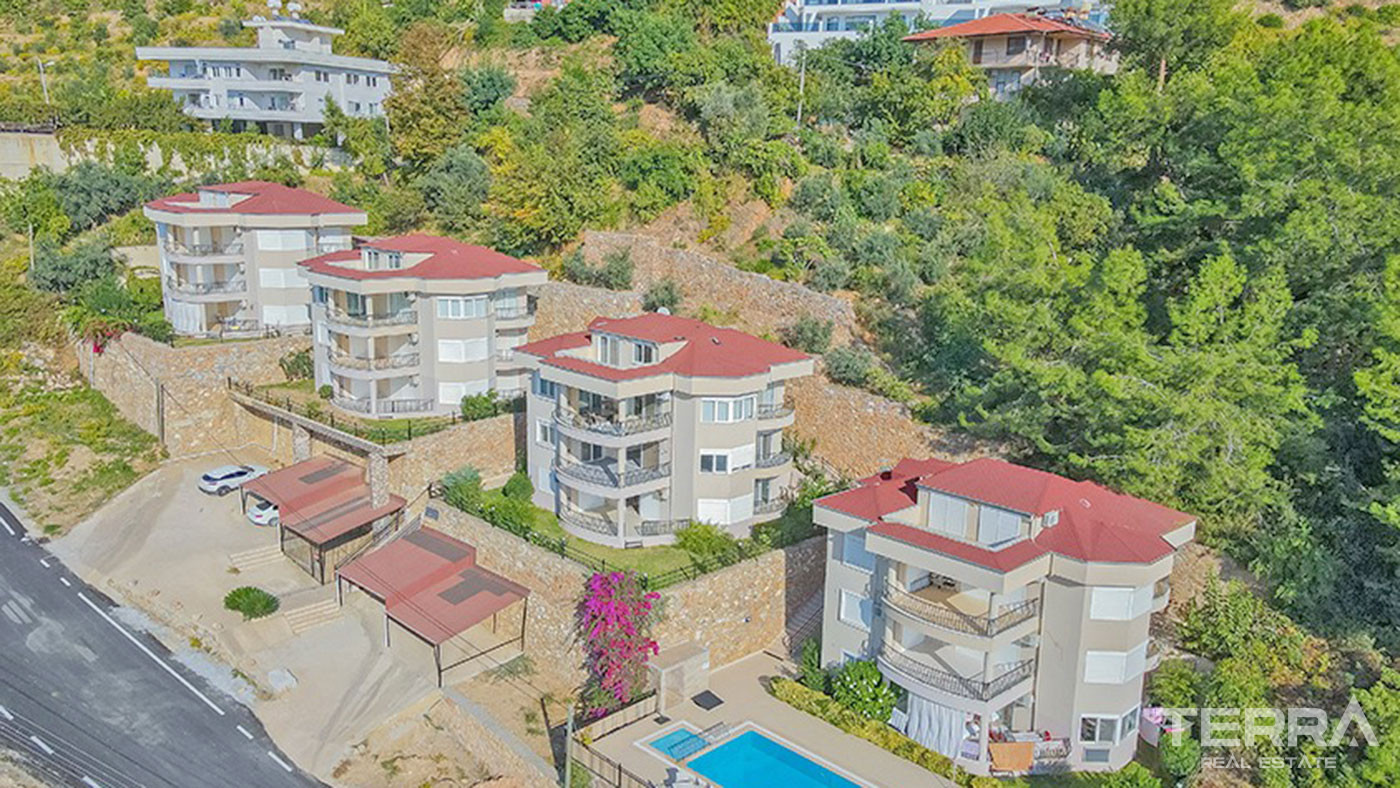 Bargain Priced Sea View Apartments Intertwined with Nature in Alanya - 73233