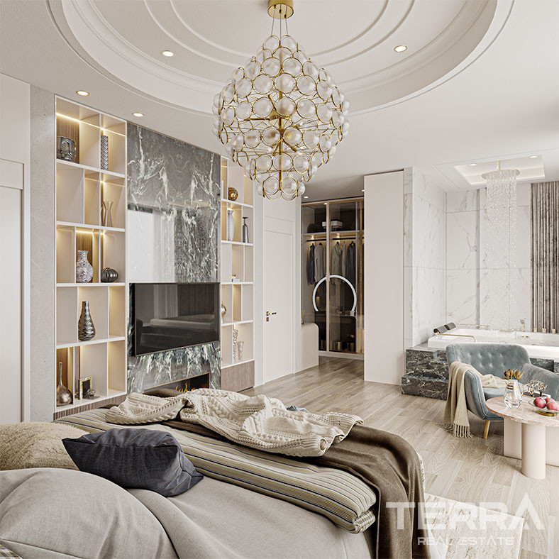 Spacious Luxury Alanya Villas with Private Pool and Sea View in Bektaş - 73389