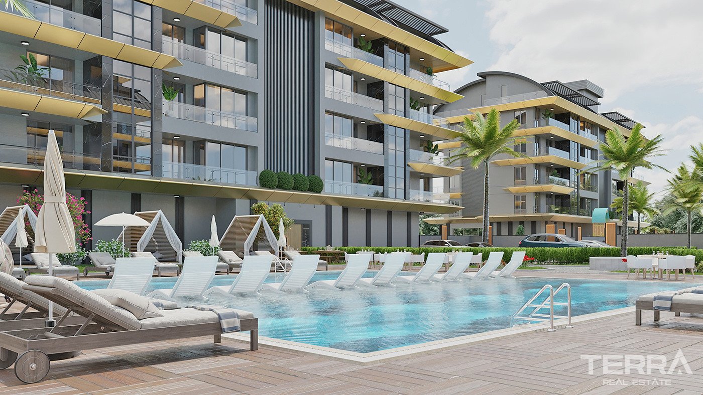 Luxury Alanya Flats within Walking Distance to the Beach in Kargıcak