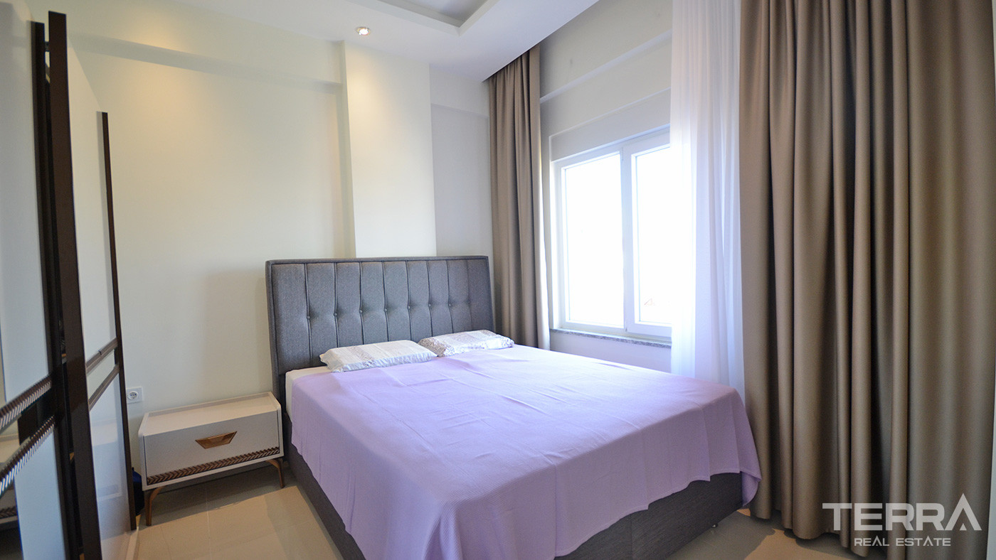Modern Furnished Key Ready Flat Close to the Beach in Alanya Avsallar - 73550