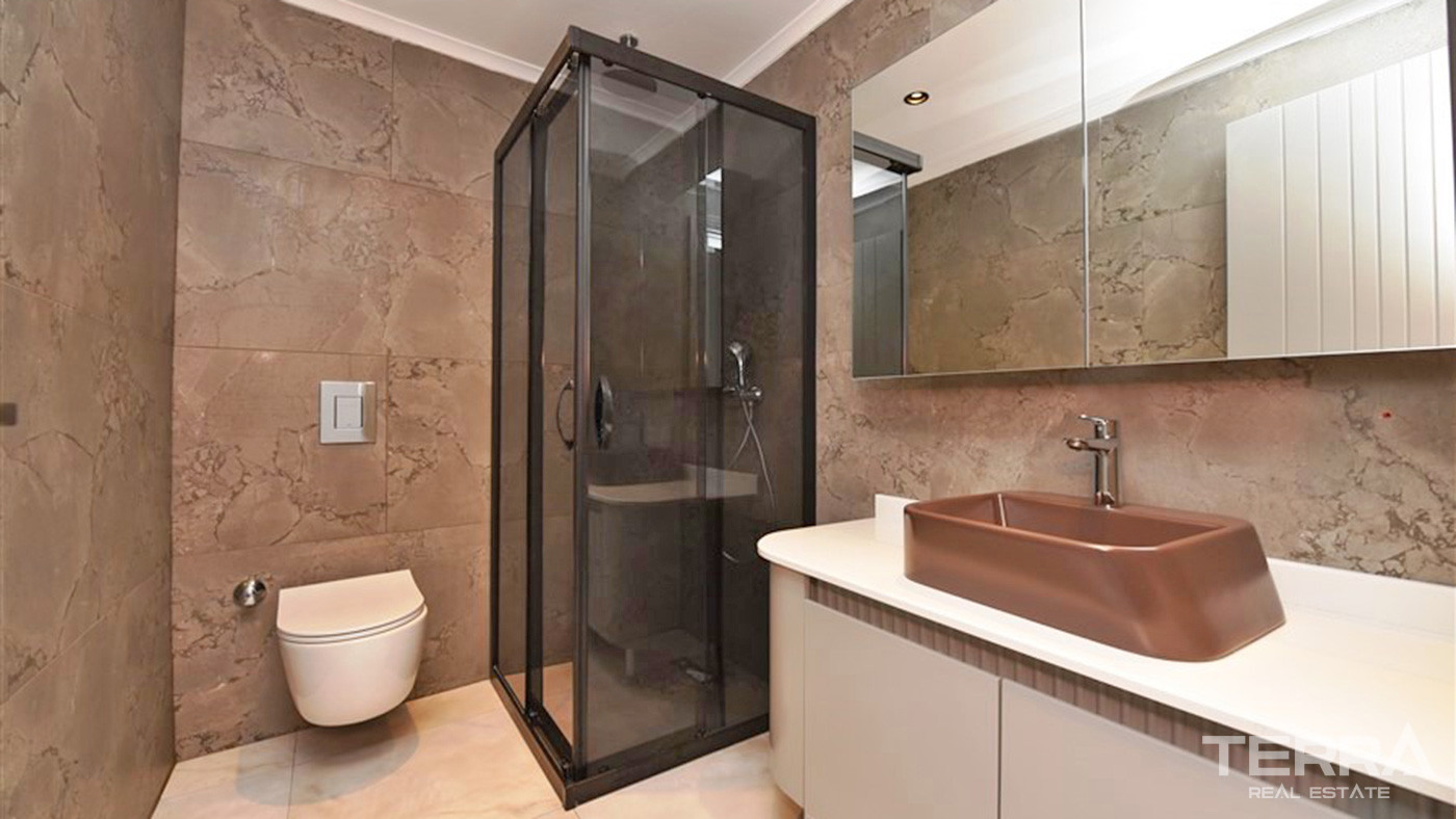 Furnished 4+1 Private Villa with Panoramic View in Alanya Kargıcak - 73577