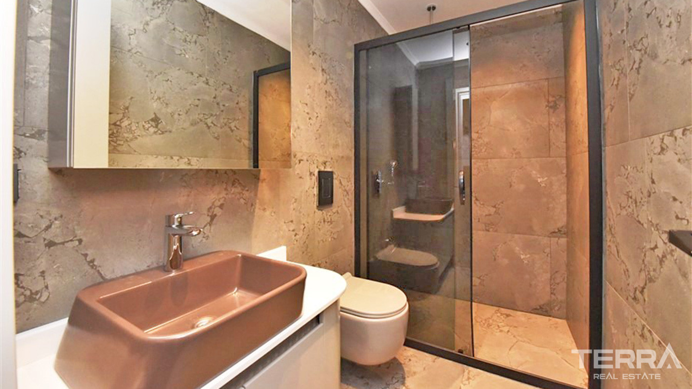 Furnished 4+1 Private Villa with Panoramic View in Alanya Kargıcak - 73583