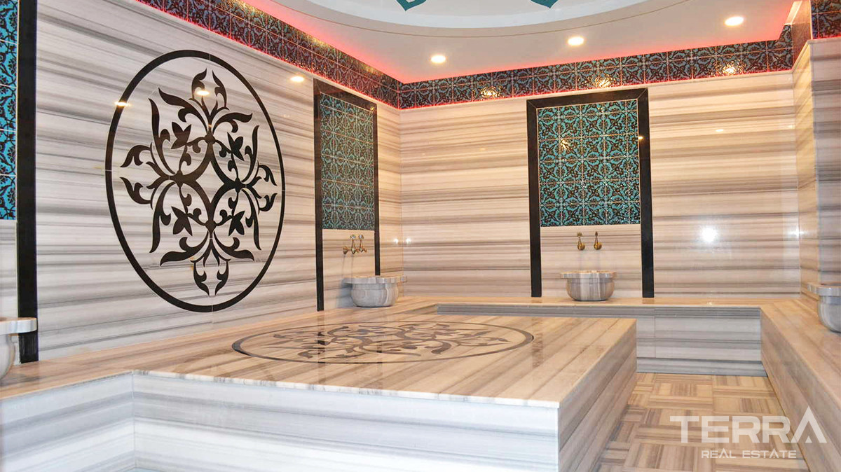 Furnished Luxury Alanya Flat with Spectacular Sea View in Mahmutlar - 73588
