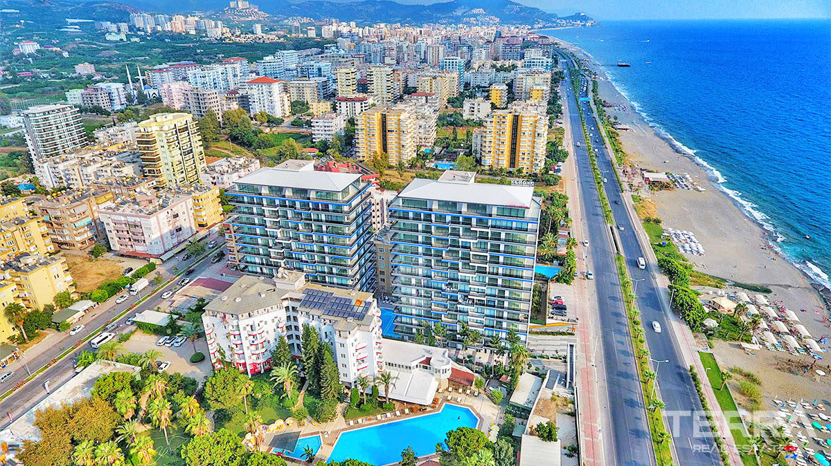 Furnished Luxury Alanya Flat with Spectacular Sea View in Mahmutlar - 73592