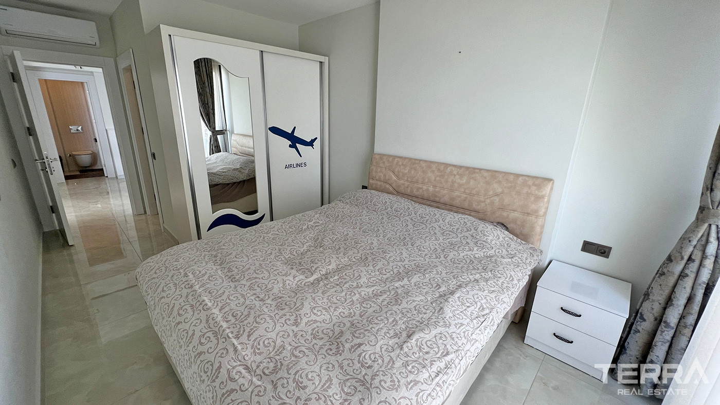 Furnished Luxury Alanya Flat with Spectacular Sea View in Mahmutlar - 73597