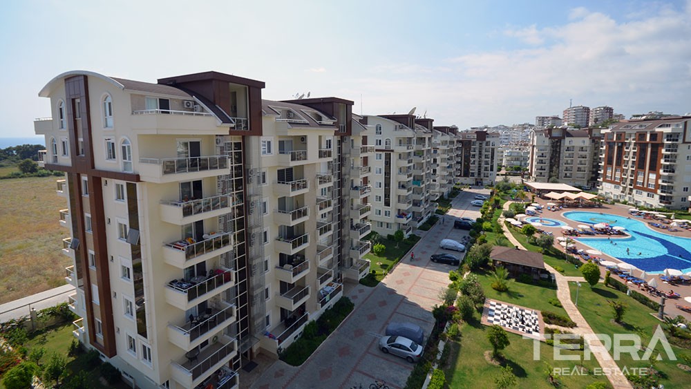 Apartment mit Meerblick im Orion City in Avsallar zu verkaufen - 2440