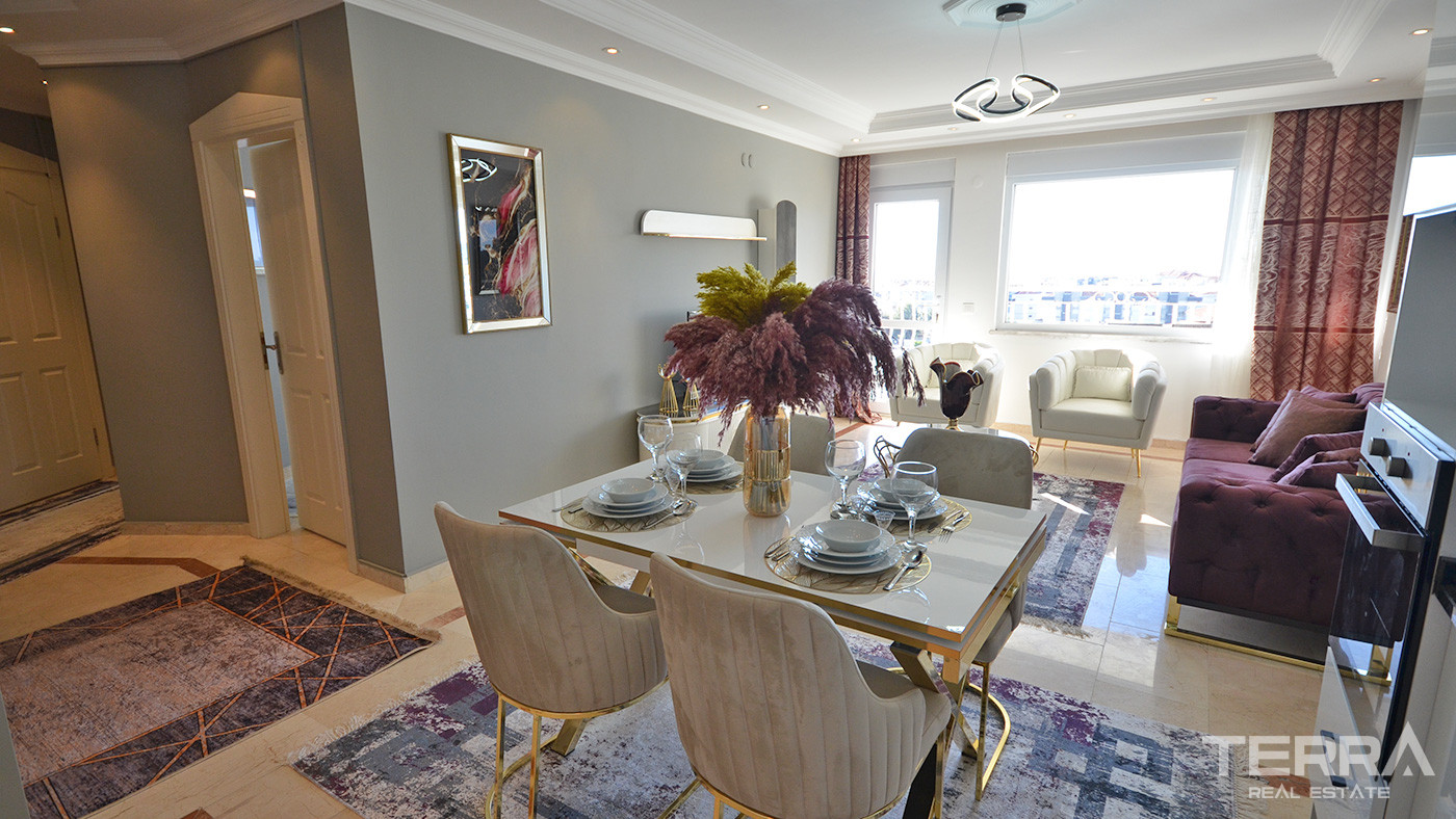 Eye Catching Sea View Flat a Few Steps Away From the Beach in Alanya - 73610