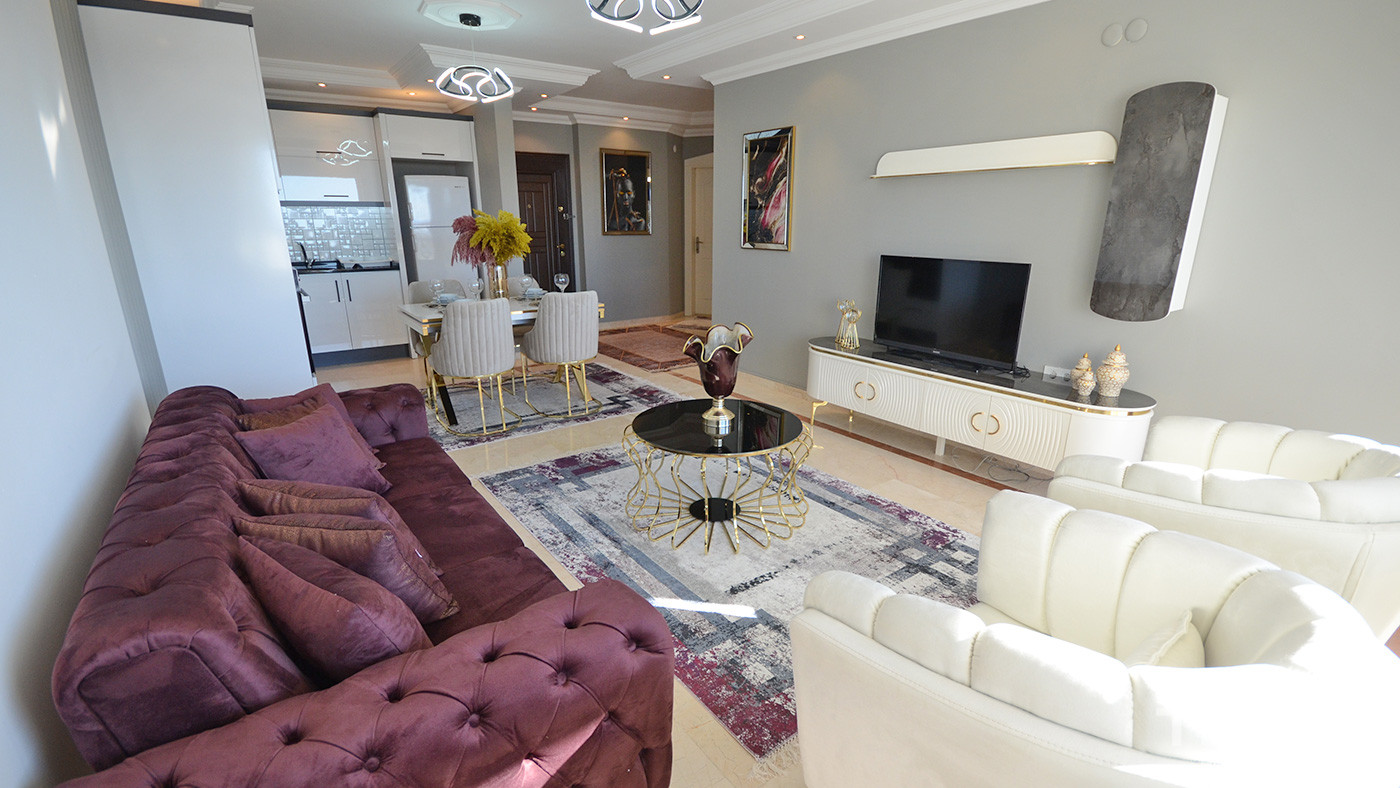 Eye Catching Sea View Flat a Few Steps Away From the Beach in Alanya - 73612