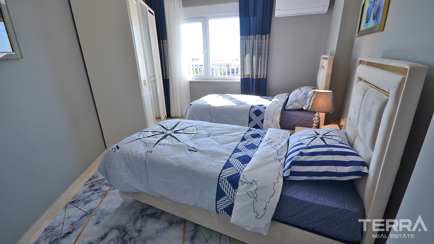 Eye Catching Sea View Flat a Few Steps Away From the Beach in Alanya - 73614