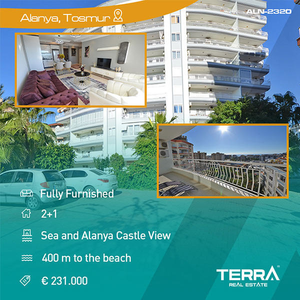Eye Catching Sea View Flat a Few Steps Away From the Beach in Alanya - 74131