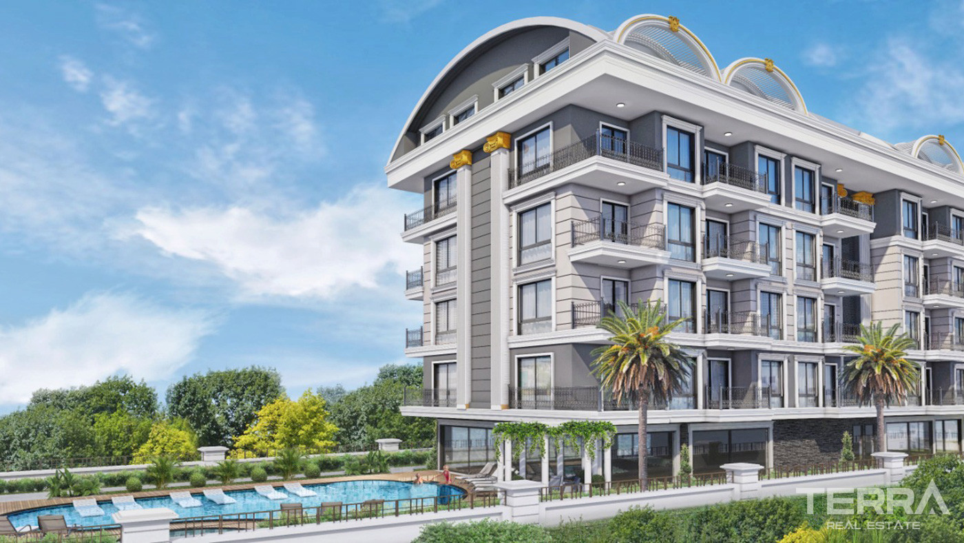 Luxurious Alanya Flats with On-Site Features and Flexible Payment Plan